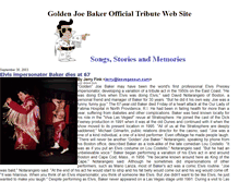 Tablet Screenshot of goldenjoebaker.com
